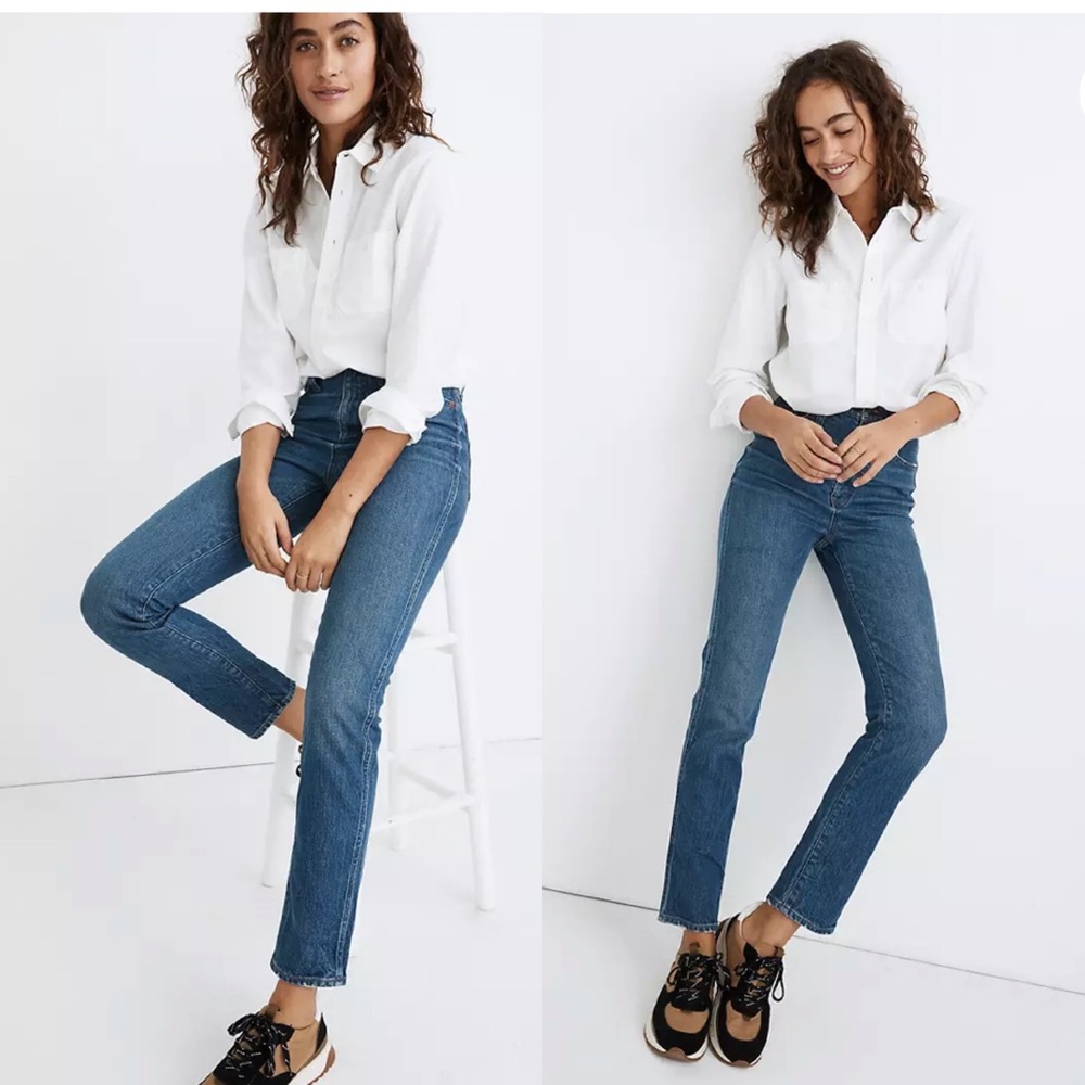 Madewell Stovepipe Jeans in Kline Wash